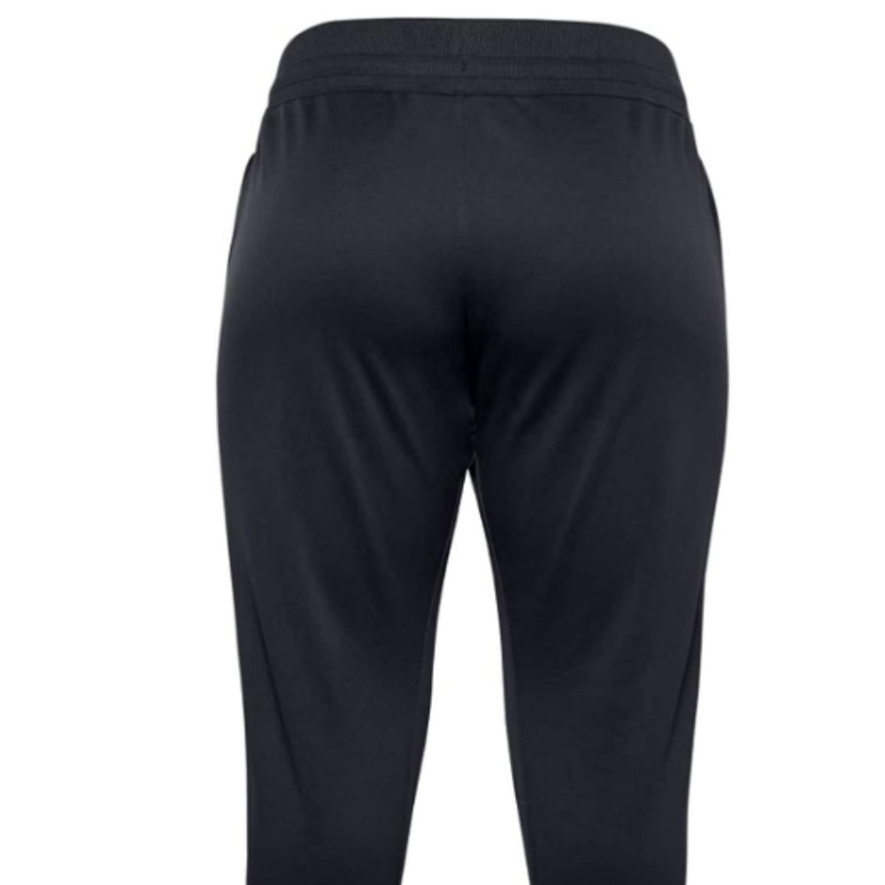 Under armour Joggers Womens Plus Size 2X Loose Fit Fleece Solid Black - Picture 2 of 4